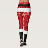Costume de Noël Parties scintillant Leggings de No (Dos)