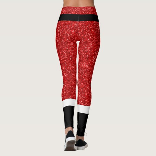 Costume de Noël Parties scintillant Leggings de No (Dos)