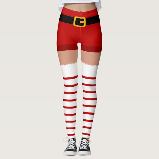 Costume de Noël Santa Claus Leggings (Devant)