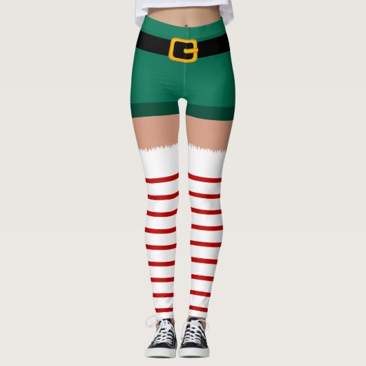Costume de Noël Santa Claus Leggings (Devant)