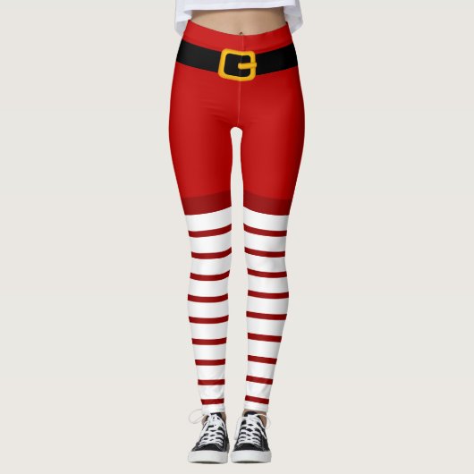 Costume de Noël Santa Claus Leggings (Devant)