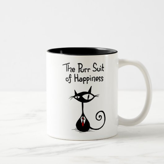 Costume de ronronnement de tasse de bonheur (Droit)