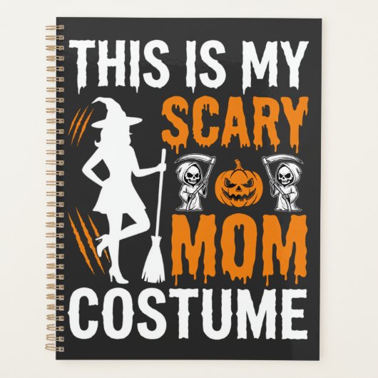Costume de sorcière d'Halloween maman effrayant dr (Devant)