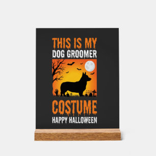 Costume de toiletteur pour chien Halloween Silhoue