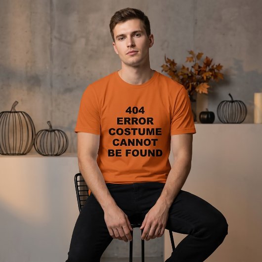 COSTUME D'ERREUR 404 INTROUVABLE T-SHIRT