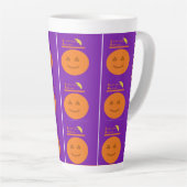Costume Design Citrouille Latte Mug (Angle droit)