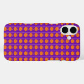 Costume Design Citrouille violet iPhone / coque ip (Verso (horizontal))