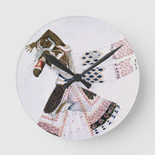 Costume design van Le Dieu Bleu, 1911 (kleur verli Ronde Klok