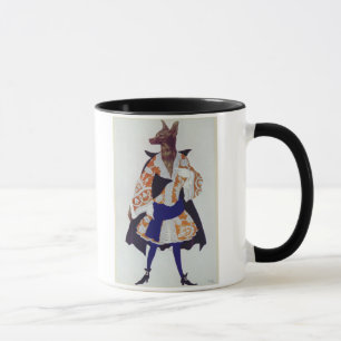 Costume design voor de Wolf, van slapende schoonhe Mok