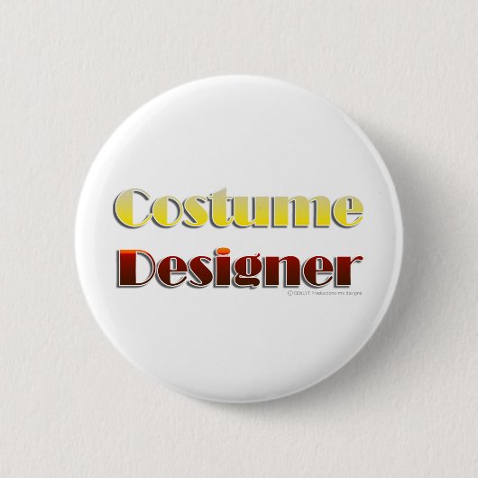 Costume Designer (alleen tekst) Ronde Button 5,7 Cm (Voorkant)