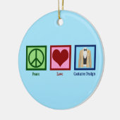 Costume Designer Peace Love Costumes Keramisch Ornament (Links)