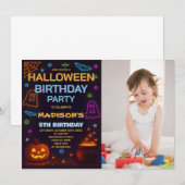 Costume d'Halloween Anniversaire Invitation (Devant / Derrière)