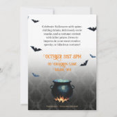 Costume d'Halloween & Cocktails Witch Invitation (Dos)
