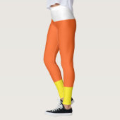 Costume d'Halloween facile Candy Corn Leggings (Gauche)
