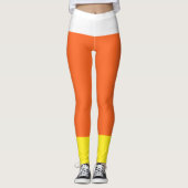 Costume d'Halloween facile Candy Corn Leggings (Devant)