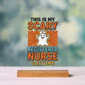 Costume d'infirmière diplômée effrayant Halloween (Neutre)