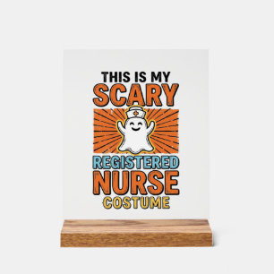 Costume d'infirmière diplômée effrayant Halloween