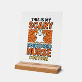 Costume d'infirmière diplômée effrayant Halloween (Angle)
