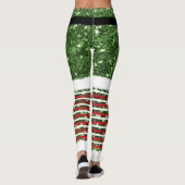 Costume du Père Noël Leggings de Noël (Dos)