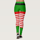 Costume elfe de Noël Leggings (Dos)