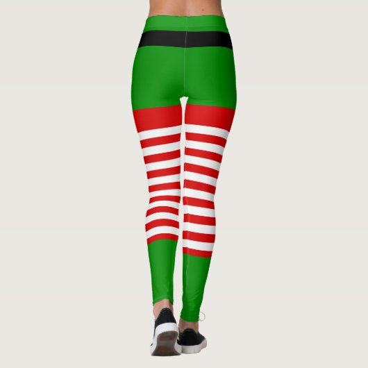 Costume elfe de Noël Leggings (Dos)