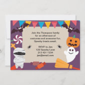 Costume enfant coloré Halloween Fête Invitation (Dos)