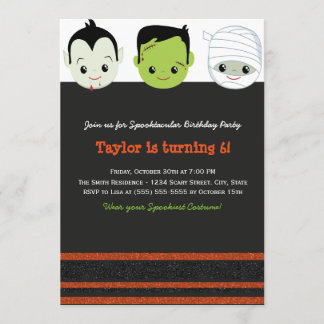 Costume enfant Halloween Anniversaire Invitation V