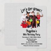 Costume enfant personnalisable Carte d'invitation (Devant / Derrière)