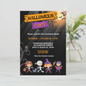 Costume Enfants Halloween Fête Invitation (Debout devant)