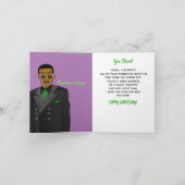 Costume et Cravate Frère Africain Américain Carte  (Intérieur)