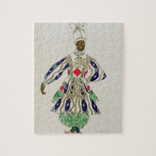 Costume for a "negro" uit Aladdin, 1916 (kleur Legpuzzel