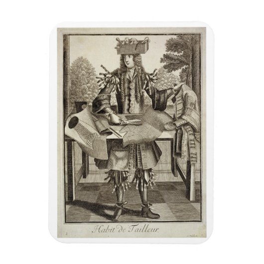 Costume for a Tailor, geprezen door Gerard Valck ( Magneet (Verticaal)