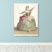 Costume for Medea in de opera "Jason en Medea", Canvas Afdruk (Insitu (Houten vloer))