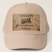 Costume gothique Casquette d'Halloween (Devant)