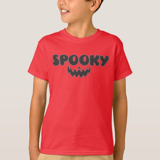 Costume Halloween éffrayant pour T-shirt garçon (Devant)