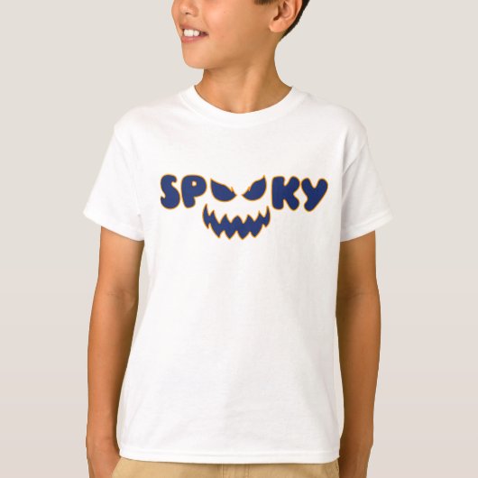 Costume Halloween éffrayant pour T-shirt garçon (Devant)