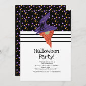 Costume Halloween Party Gnome Doodles Confetti Kaart (Voorkant / Achterkant)