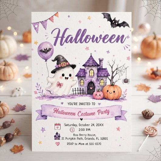 Costume Halloween Party Invitation
