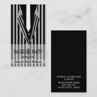 Costume mafia, Bachelor Party Ticket Invitation