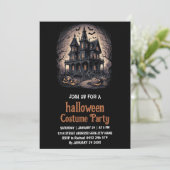 Costume Maison Hantée Invitation de fête d'Hallowe (Debout devant)