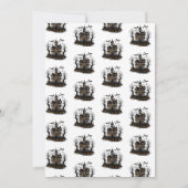 Costume Maison Hantée Invitation de fête d'Hallowe (Dos)