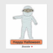 costume maman enfant Sticker (Feuille)