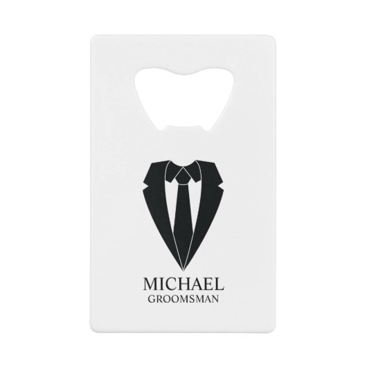 Costume Mariage noir et Cravate Groomsmans personn (Devant)