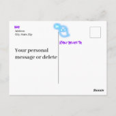 Costume mignon Invitation de la fête d'Halloween (Dos)