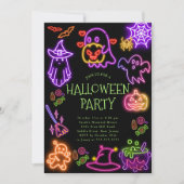 Costume mignon Invitation de la fête d'Halloween (Devant)