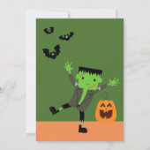 Costume mignon Invitation de la fête d'Halloween (Dos)