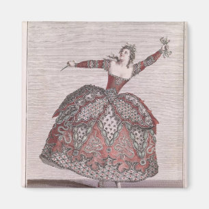 Costume ontwerpt een Furie in 'Hippolyte et Aricie Magneet