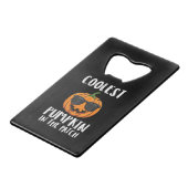 Costume Patch Citrouille Le Plus Cool Halloween Ho (Dos Angle)