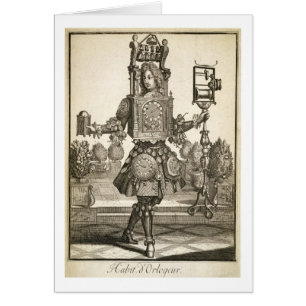 Costume pour un fabricant d'horloge, pub. par