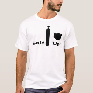 Costume vers le haut de T-shirt drôle